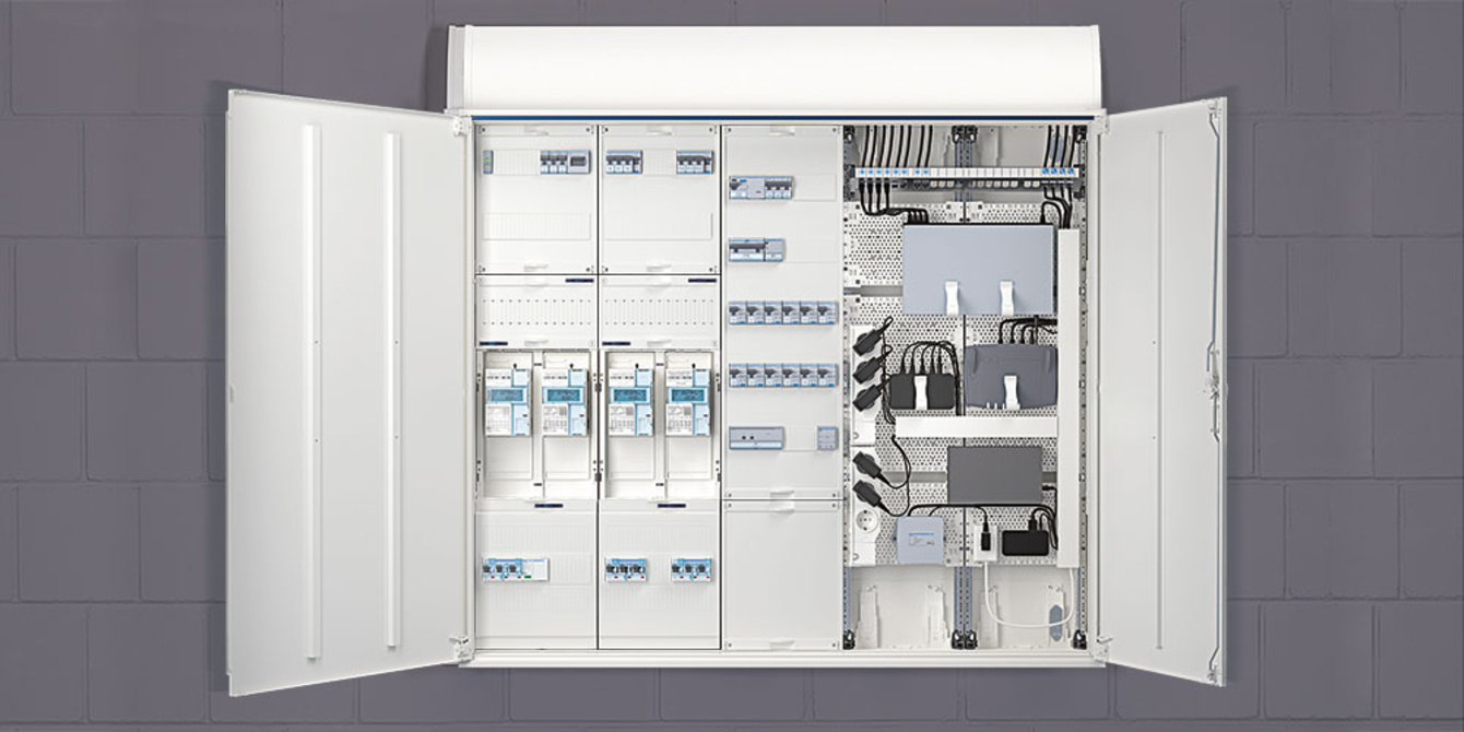 Technikzentrale bei Kerscher Elektro- u. Sicherheitstechnik GmbH & Co.KG in Bogen